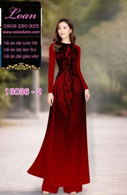 Vải áo dài lụa Dubai in 2 da-13036