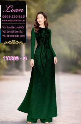 Vải áo dài lụa Dubai in 2 da-13036