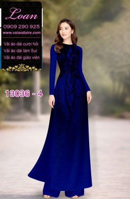 Vải áo dài lụa Dubai in 2 da-13036