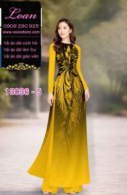 Vải áo dài lụa Dubai in 2 da-13036