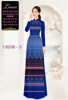 Vải áo dài họa tiết thổ cẩm-13038