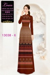 Vải áo dài họa tiết thổ cẩm