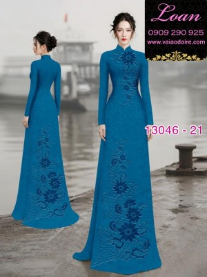 Vải áo dài lụa Dubai in 2 da-13046