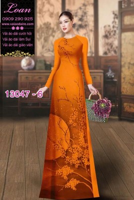 Vải áo dài lụa Dubai in 2 da-13047