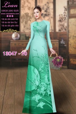 Vải áo dài lụa Dubai in 2 da-13047