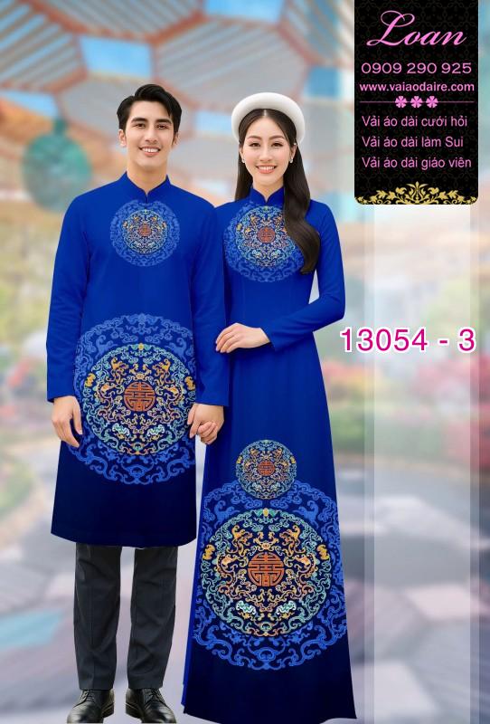 Vải áo dài cặp đôi nam - nữ