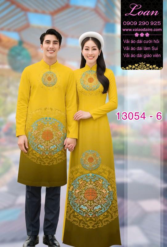 Vải áo dài cặp đôi nam - nữ