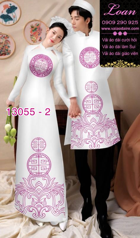 Vải áo dài cặp đôi nam - nữ
