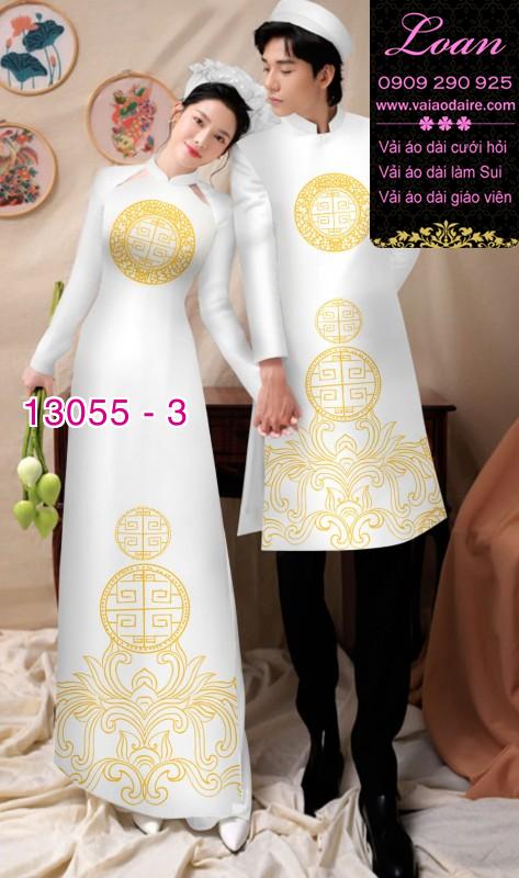 Vải áo dài cặp đôi nam - nữ