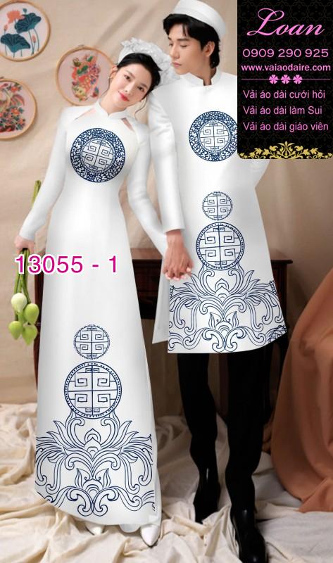 Vải áo dài cặp đôi nam - nữ