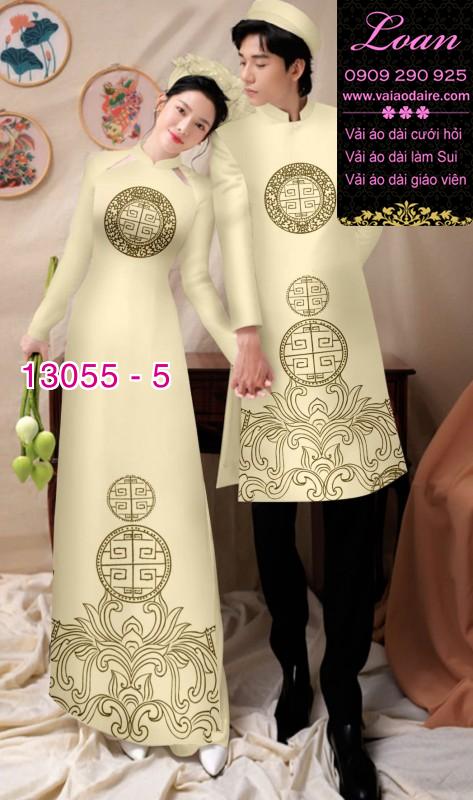 Vải áo dài cặp đôi nam - nữ