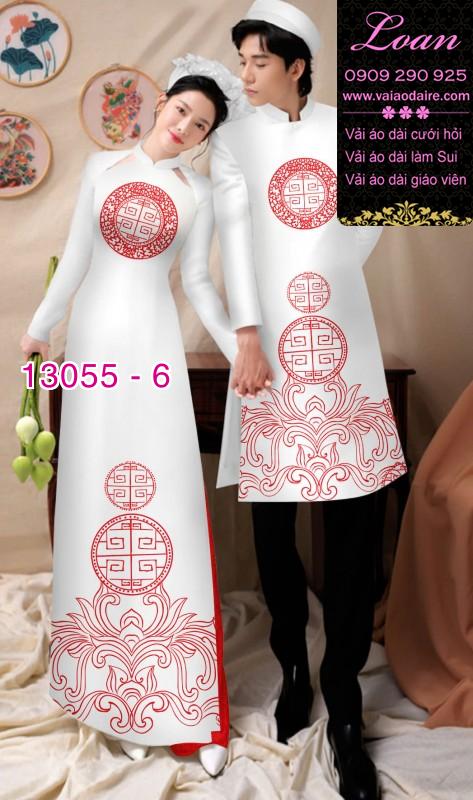 Vải áo dài cặp đôi nam - nữ