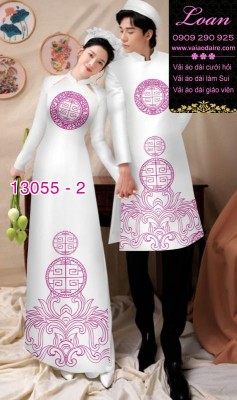 Vải áo dài cặp đôi nam - nữ-