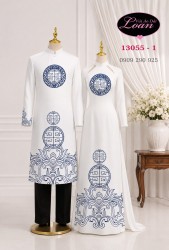 Vải áo dài cặp đôi nam - nữ