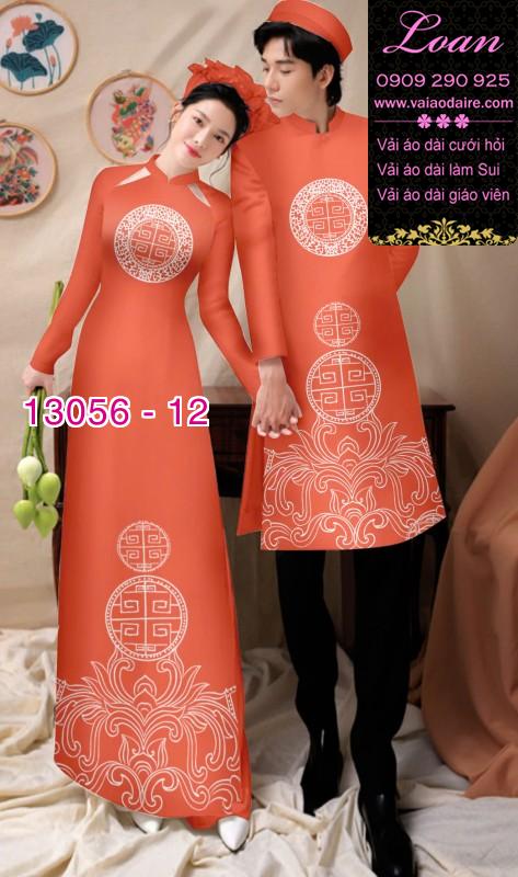 Vải áo dài cặp đôi nam - nữ