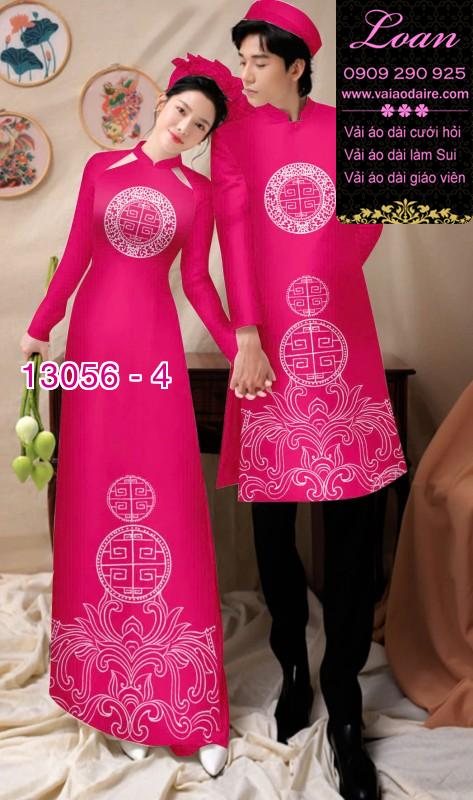 Vải áo dài cặp đôi nam - nữ