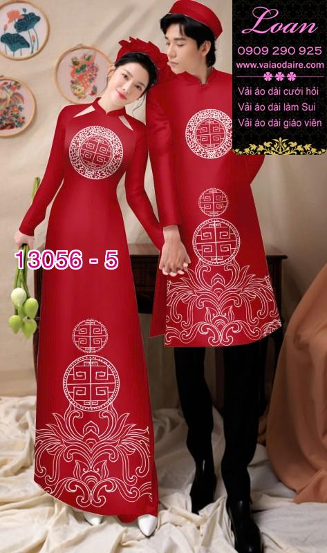 Vải áo dài cặp đôi nam - nữ