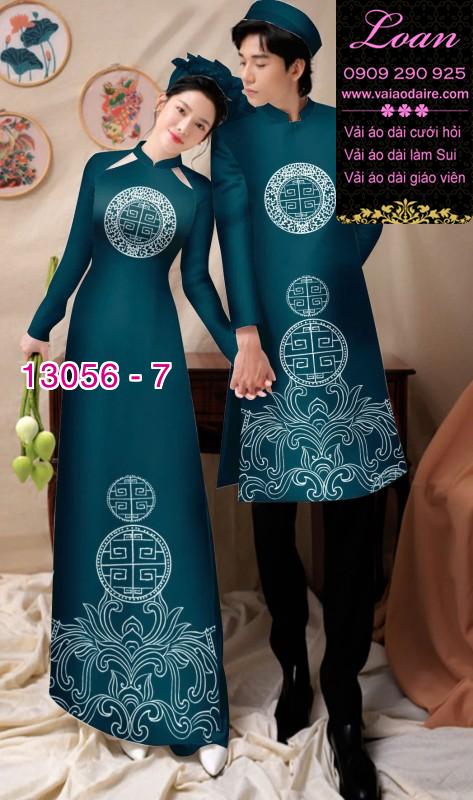 Vải áo dài cặp đôi nam - nữ
