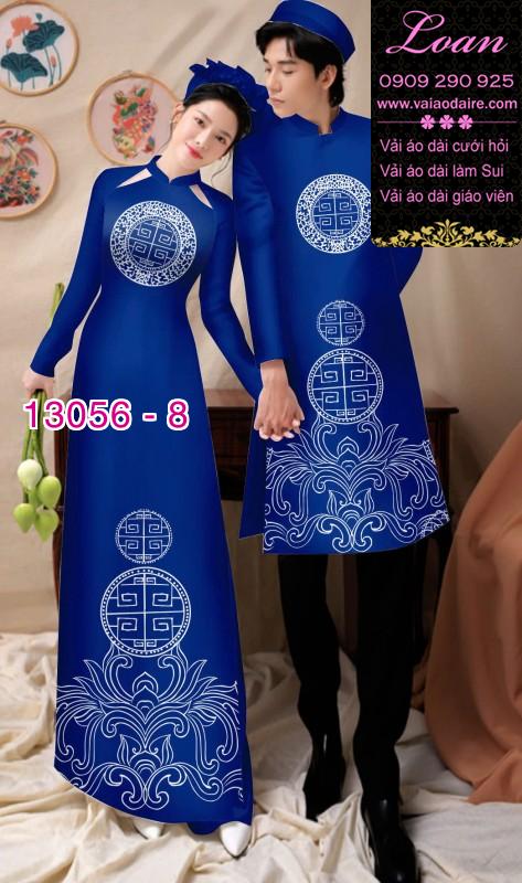 Vải áo dài cặp đôi nam - nữ