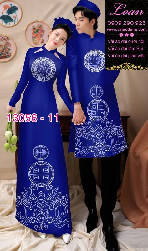 Vải áo dài cặp đôi nam - nữ