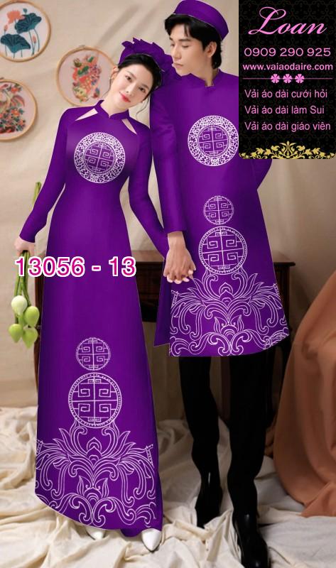 Vải áo dài cặp đôi nam - nữ