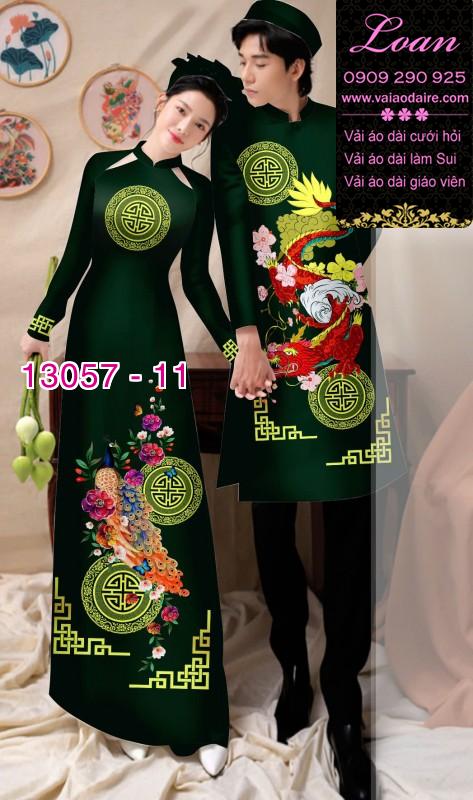 Vải áo dài cặp đôi nam - nữ