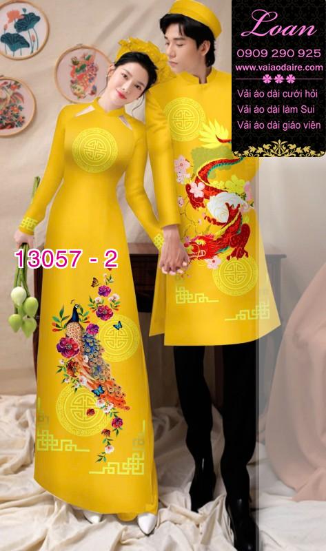 Vải áo dài cặp đôi nam - nữ