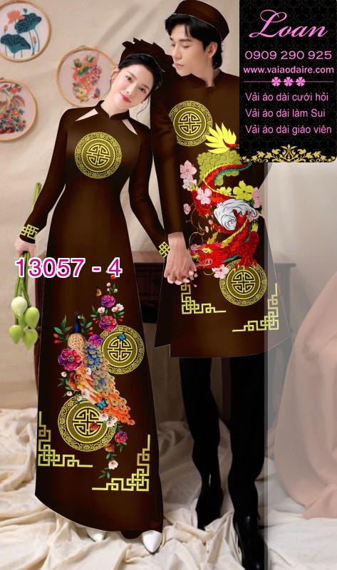 Vải áo dài cặp đôi nam - nữ