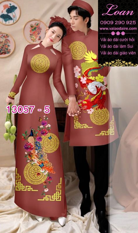 Vải áo dài cặp đôi nam - nữ
