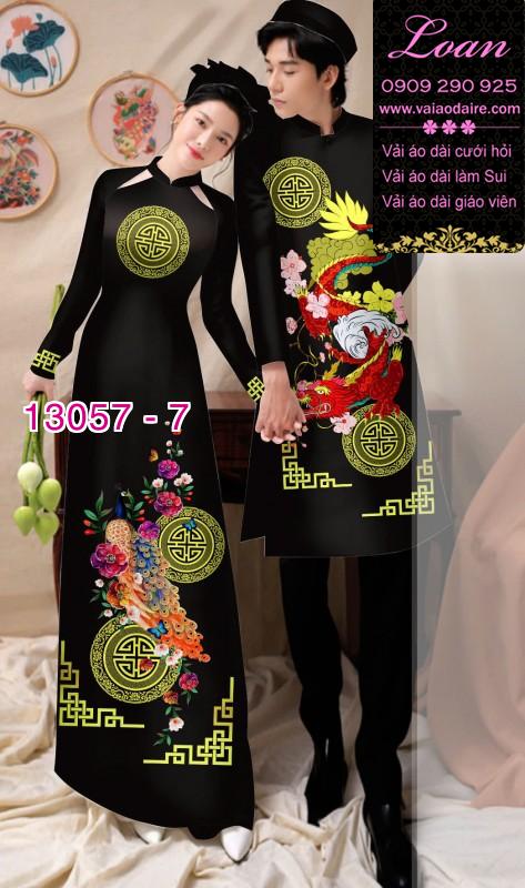 Vải áo dài cặp đôi nam - nữ