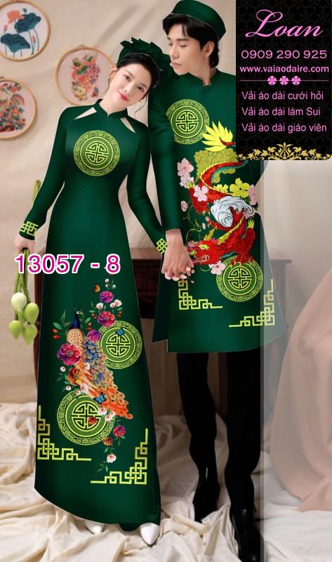 Vải áo dài cặp đôi nam - nữ