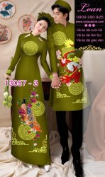 Vải áo dài cặp đôi nam - nữ