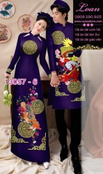 Vải áo dài cặp đôi nam - nữ