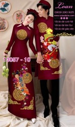 Vải áo dài cặp đôi nam - nữ