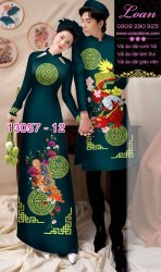 Vải áo dài cặp đôi nam - nữ