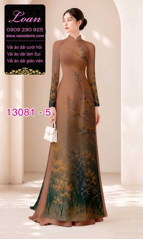 Vải áo dài phong cảnh in 3D