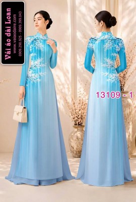 Vải áo dài hoa in 3D-DT 13109