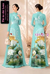 Vải áo dài in hình lăng Bác Hồ