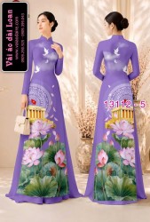 Vải áo dài in hình lăng Bác Hồ