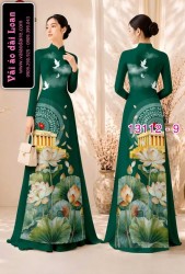 Vải áo dài in hình lăng Bác Hồ