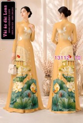 Vải áo dài in hình lăng Bác Hồ
