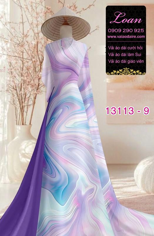 Vải áo dài in hình lăng Bác Hồ