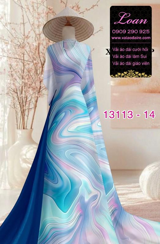 Vải áo dài in hình lăng Bác Hồ