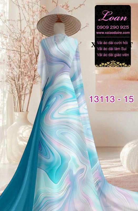 Vải áo dài in hình lăng Bác Hồ