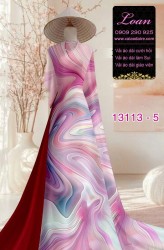 Vải áo dài in hình lăng Bác Hồ