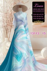 Vải áo dài in hình lăng Bác Hồ
