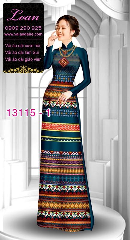 Vải áo dài họa tiết thổ cẩm