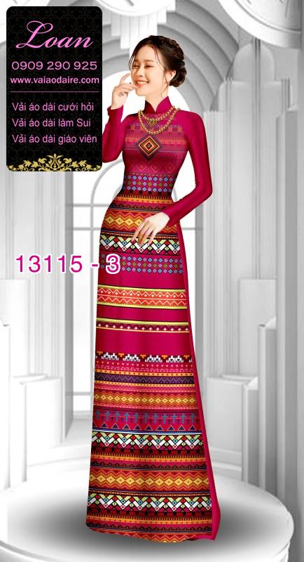 Vải áo dài họa tiết thổ cẩm