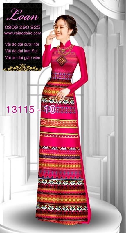 Vải áo dài họa tiết thổ cẩm