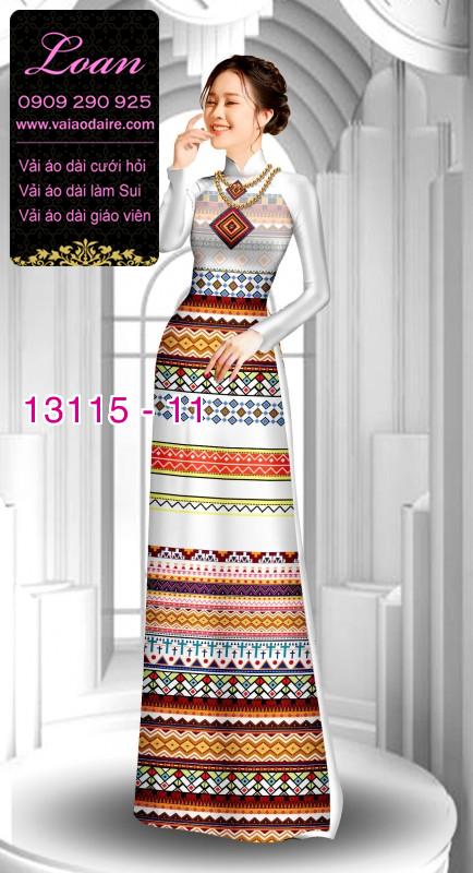 Vải áo dài họa tiết thổ cẩm